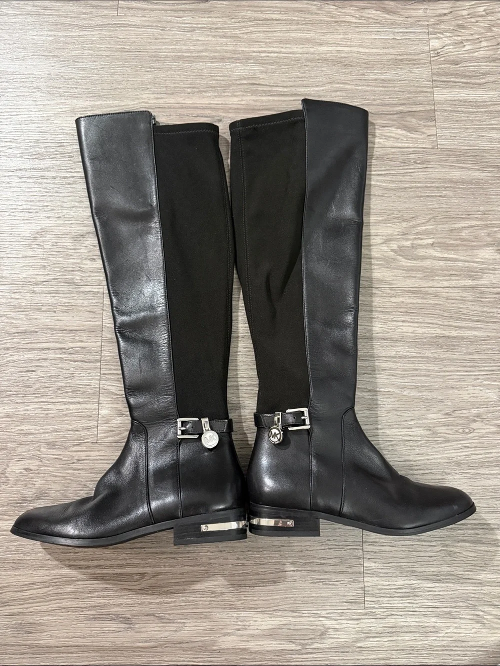 Michael Kors Hamilton Leather Knee High Riding Boots Sz 5